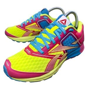 Reebok One Cushion Running Training Shoe Women’s Size 7.5 Neon